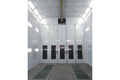  Cabine Downdraft sur soubassement métallique avec rampe 