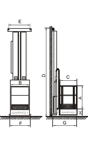 Nacelle de travail pour cabine de peinture