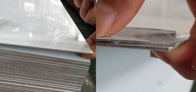Tôle acier inoxydable lisse